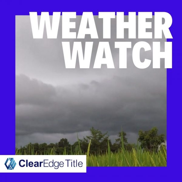 Blue and White Weather News Facebook Video