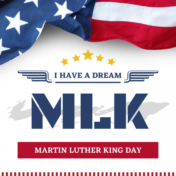 Martin Luther king day celebration instagram post